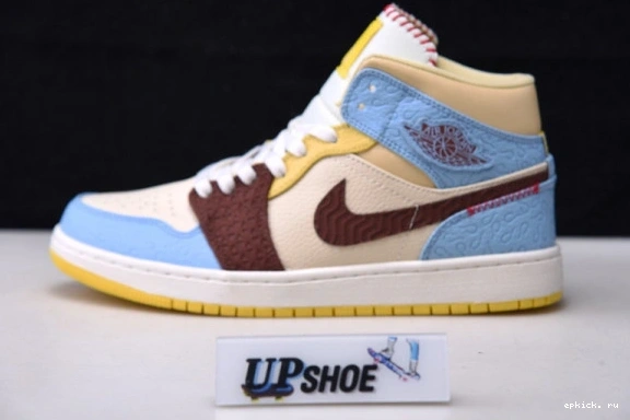 Cheap EP Rouge Chateau Air Maison x CU2803-200 Fearless  Jordan CU2803-200 Mid 1 High 0428